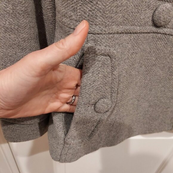 Talbots Double-Breasted Wool Coat - Picture 6 of 6